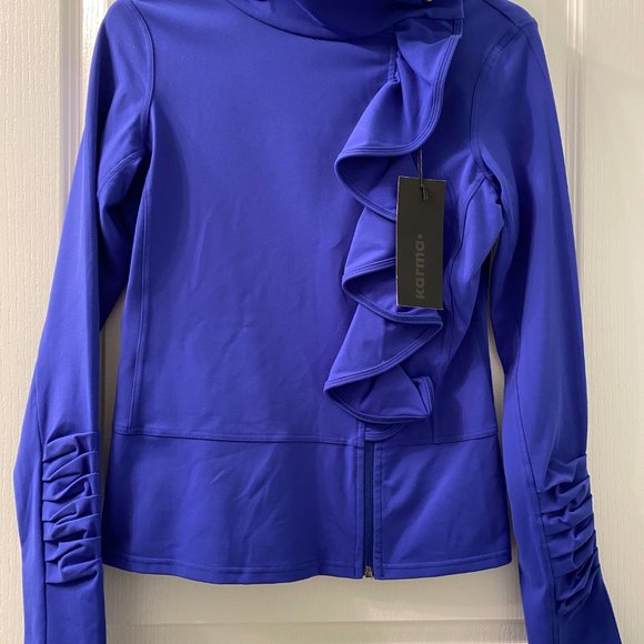 Karma San Suu Athletic Jacket With Ruffle Women's - Picture 6 of 9